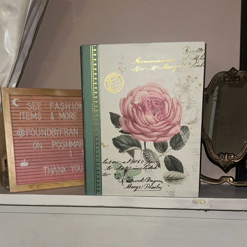 Botanicals Home Decor Large Book Box
